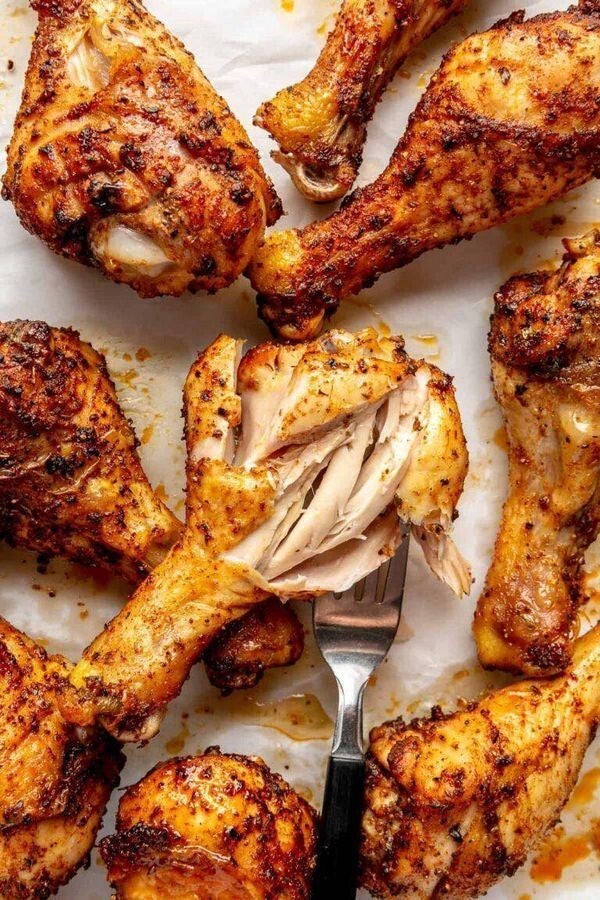 Pilon de poulet au four : recette facile, juteuse et croustillante ...
