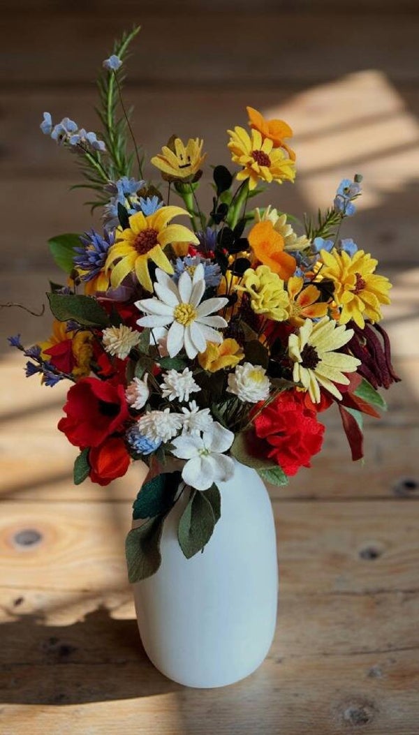 Recreation of Famous 1916 Redon Floral Painting