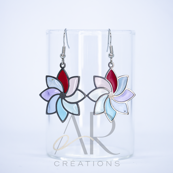 Boucles d’oreilles Arc-en-ciel