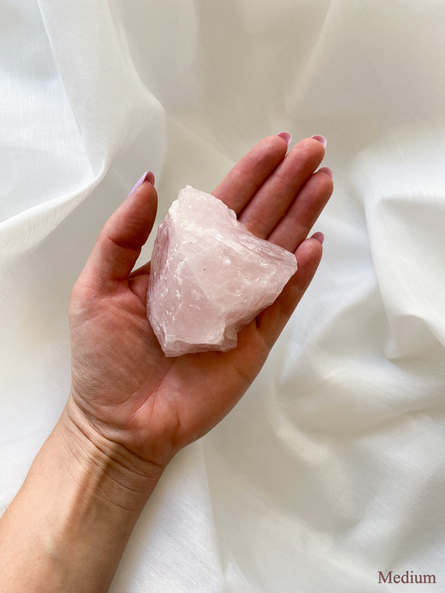 Rose Quartz Medium and Large
