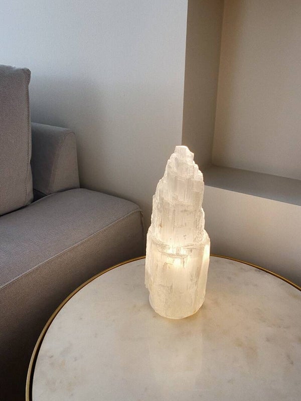 Selenite Lamp