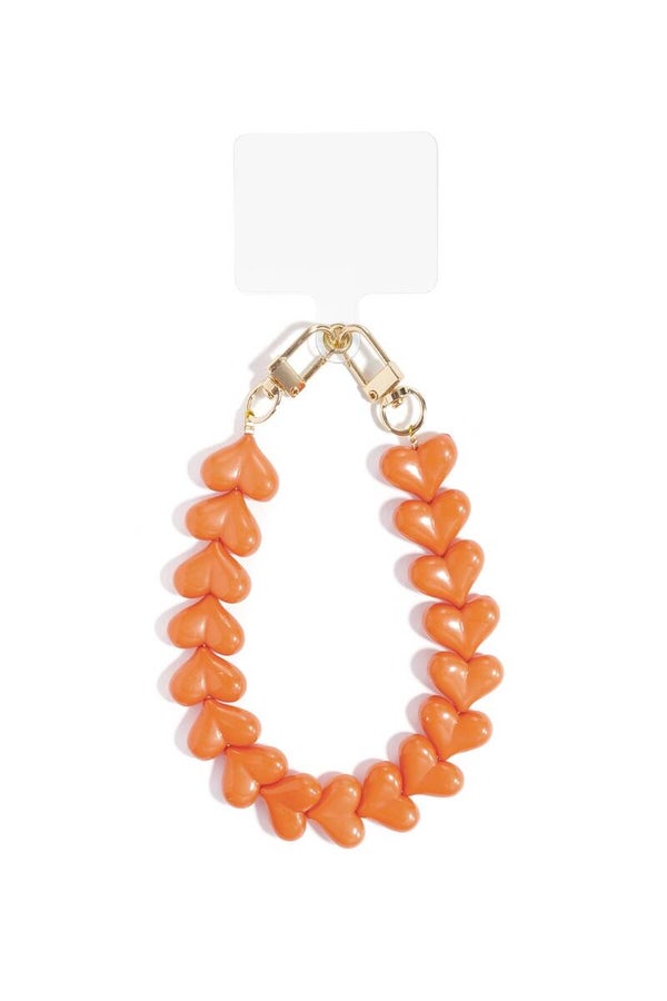 TELEFOONKOORD KORT - ORANJE
