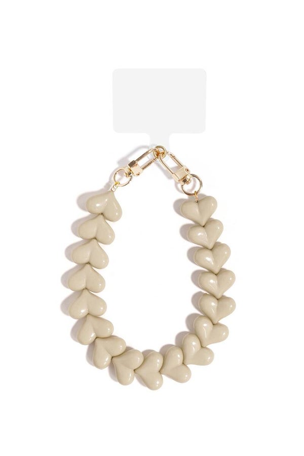 TELEFOONKOORD KORT - BEIGE