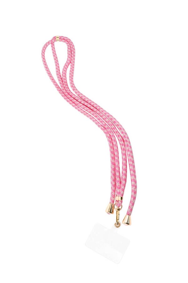 TELEFOONKOORD LANG TOUW - ROZE