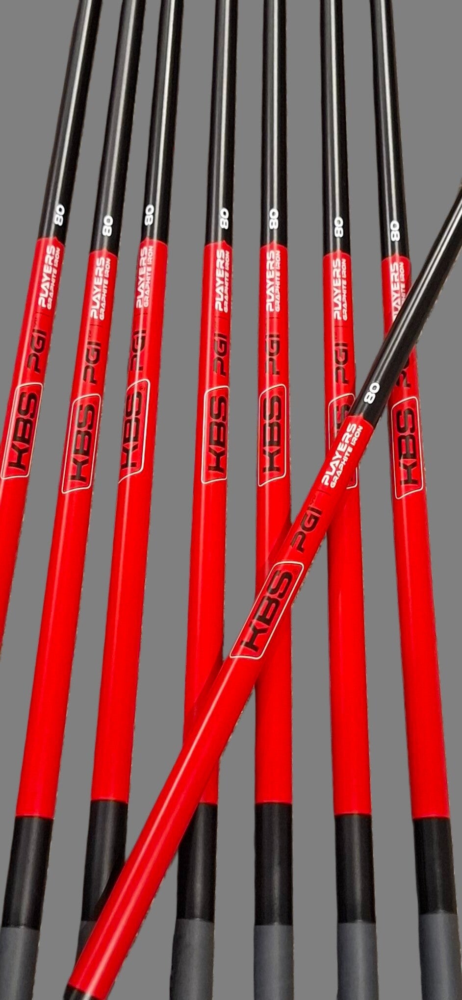 Golf Shaft - KBS PGI 80 Graphite Shafts 80g Stiff Flex - 1pc