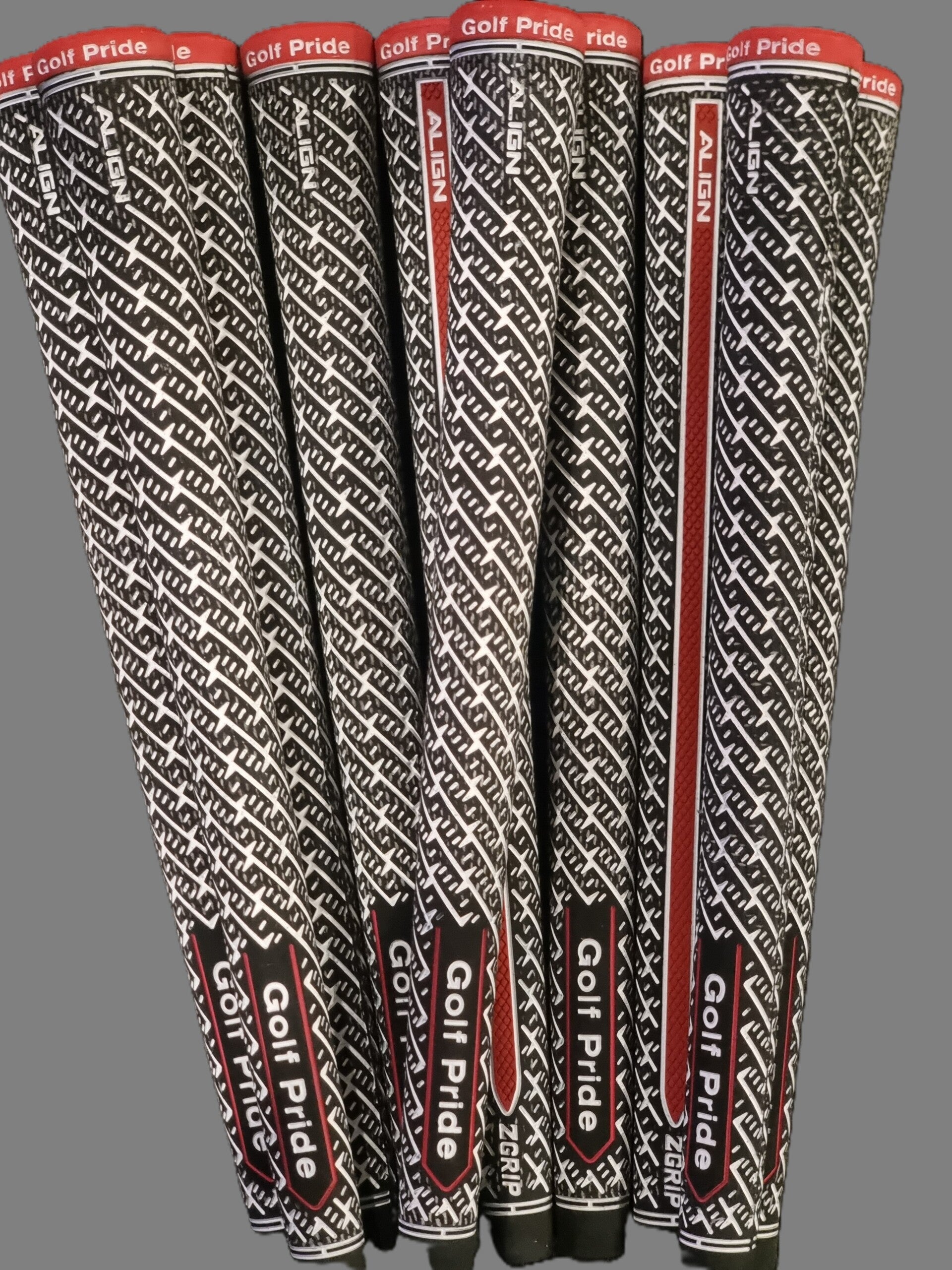 Golf Grip - Golf Pride - Align Z - Black/Red - Mid - 1pc
