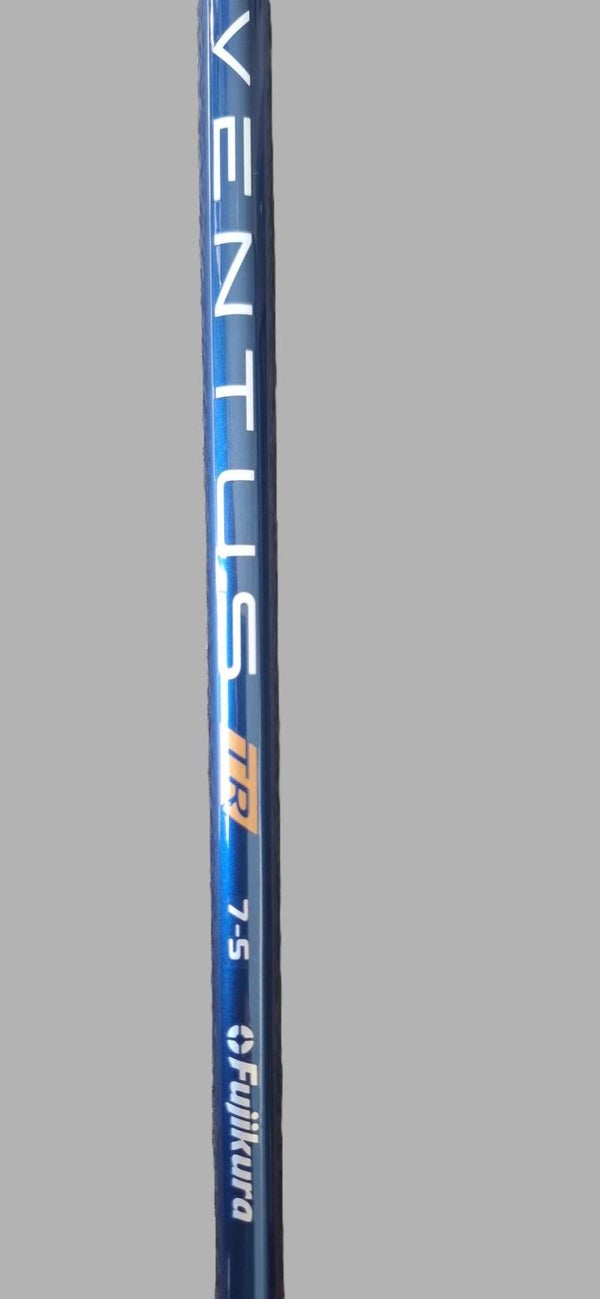 Golf Shaft - Ventus Fujikura TR Blue 7S Driver Shaft with TaylorMade Adaptor & Grip - 1pc