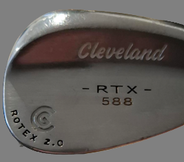 Cleveland RTX 588 54-degree wedge - with new Golf pride Mid Grip