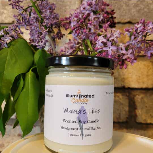 Mama's Lilac Scented Soy - Fresh & Floral