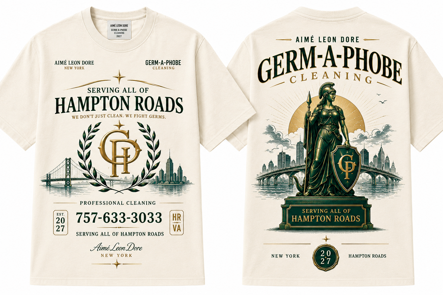 (Aime Leon Dore) Clean Liberty Tee