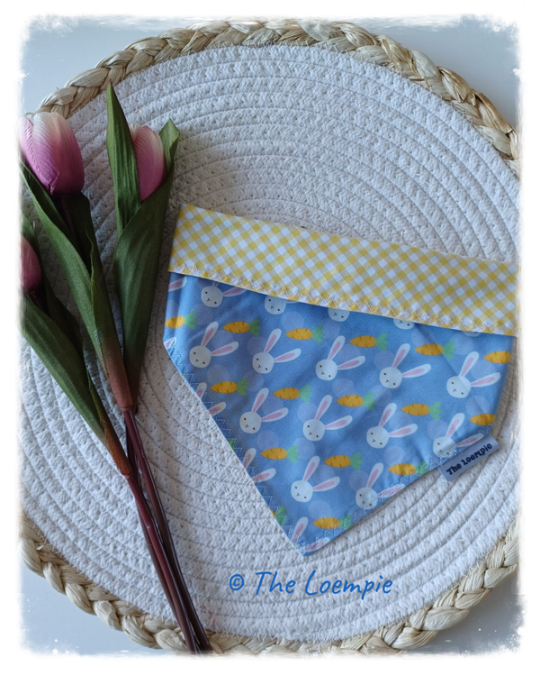 The Rabbit and Yellow Gingham Bandana