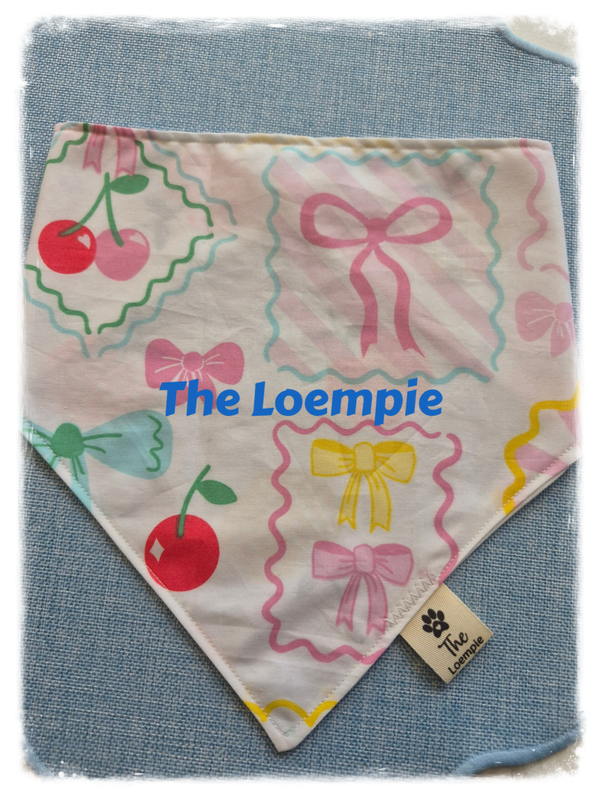 The Cherries and Bows Bandana Reversible