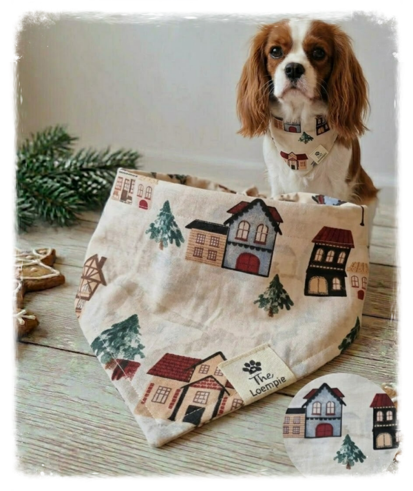 Christmas Village Bandana – Festive & Magical 🎄