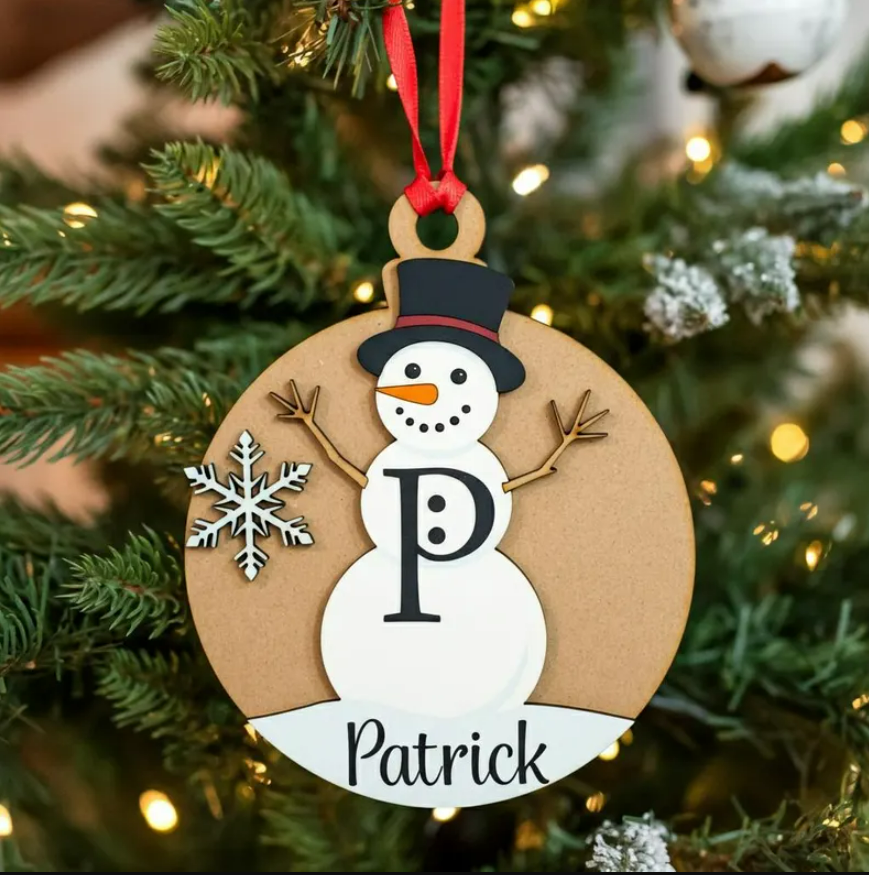 Snowman Christmas Ornament