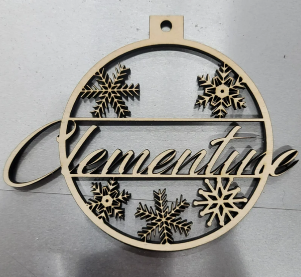 Snowflake Christmas Ornament