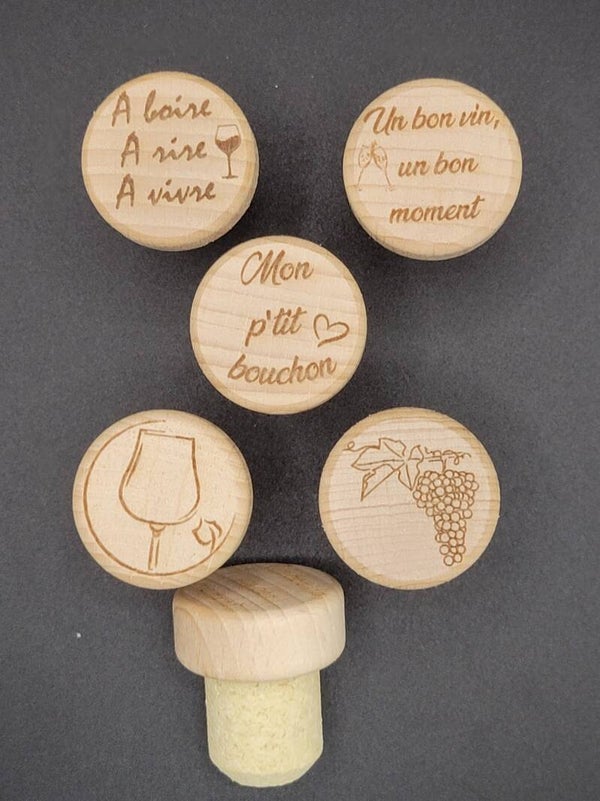 Bouchon personnalisable