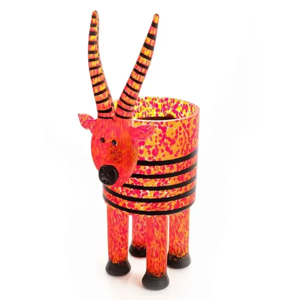 Antilope - vaas - rood