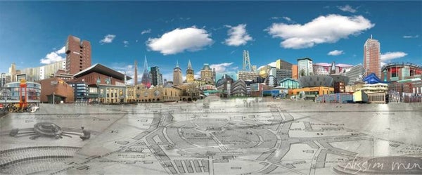 Nissim Men, Stadsportret Enschede