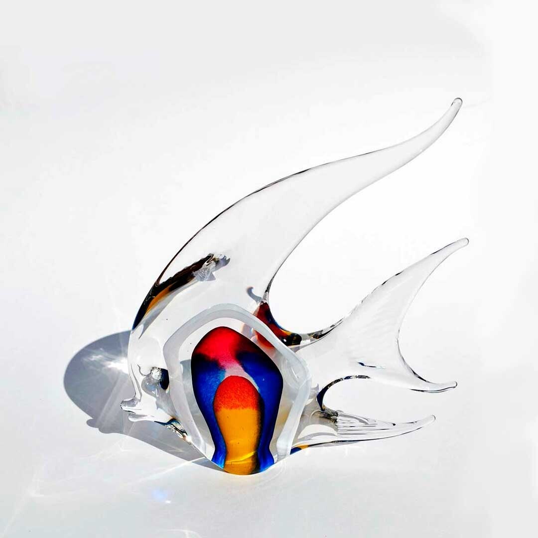 Maanvis van Boheems kristalglas