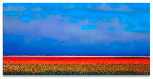 Rood tulpenveld - Ton Dubbeldam