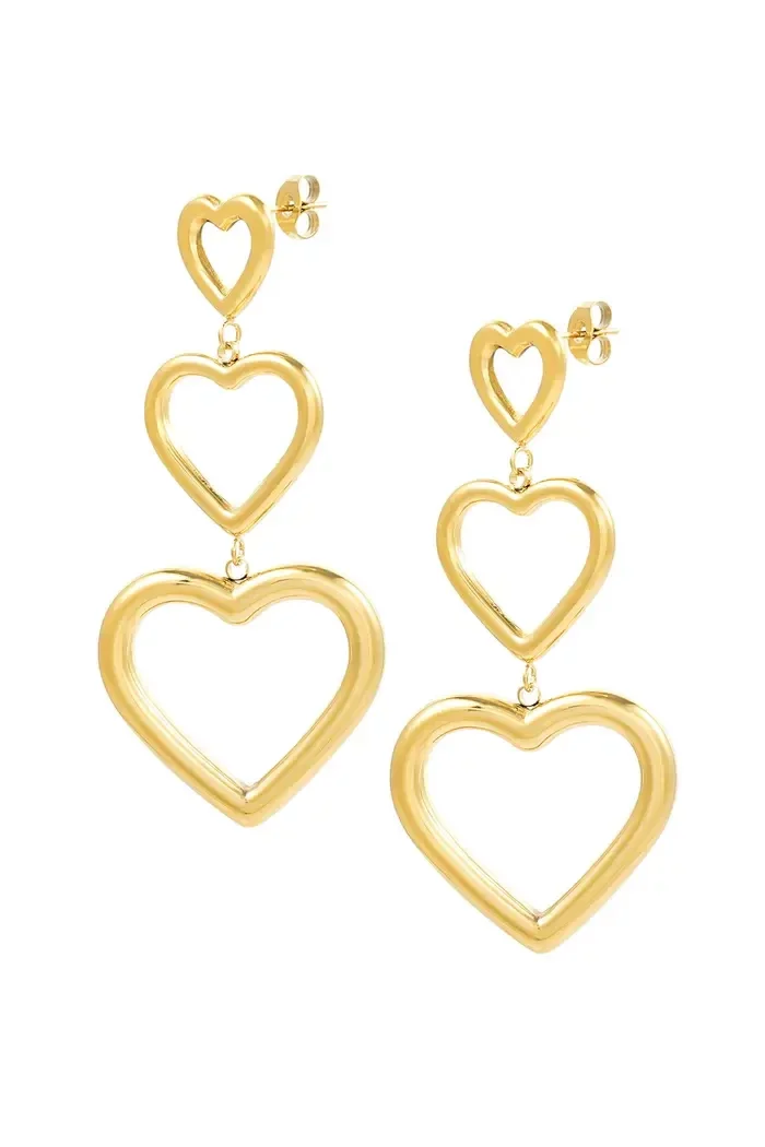 Oorbel Hartjes Goud