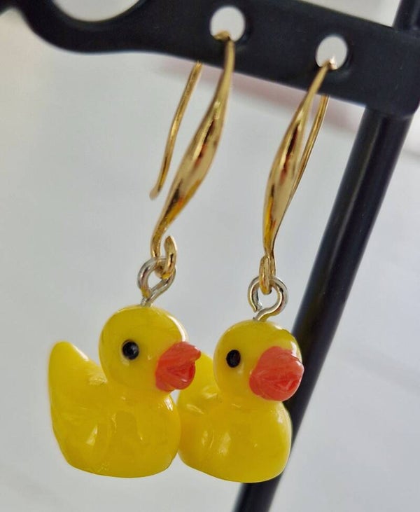 Oorbel Duck Yellow