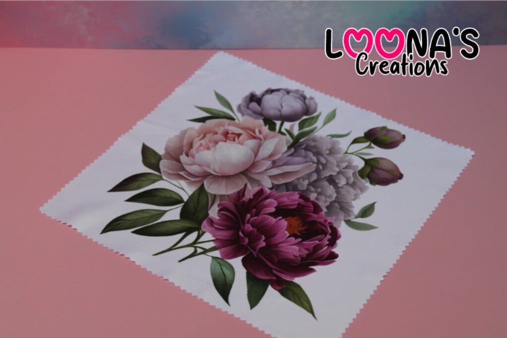 Brillendoekje met bloemen