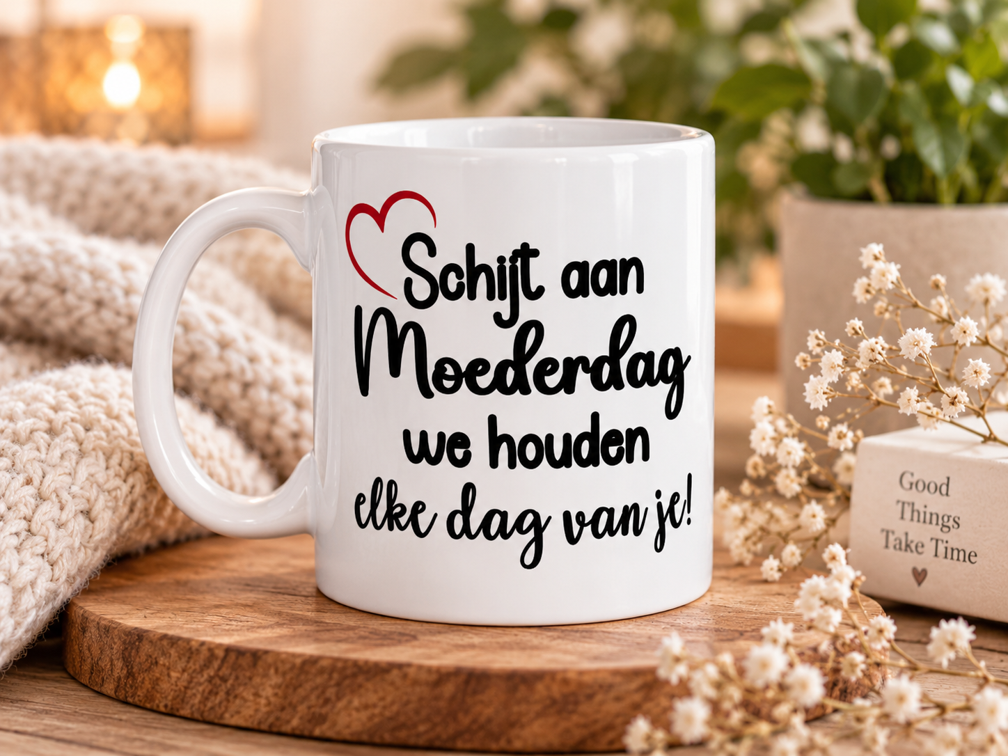 Mok Schijt aan moederdag, we houden elke dag van je!