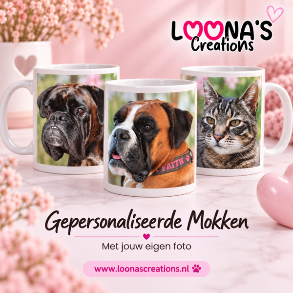 Gepersonaliseerde mok met foto