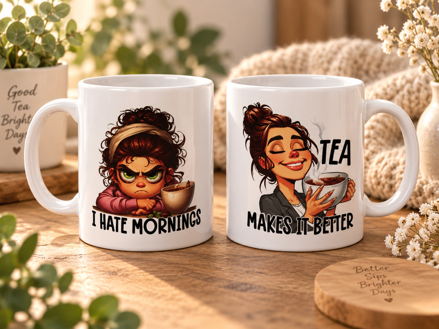 Mok - I hate mornings, tea makes it better!