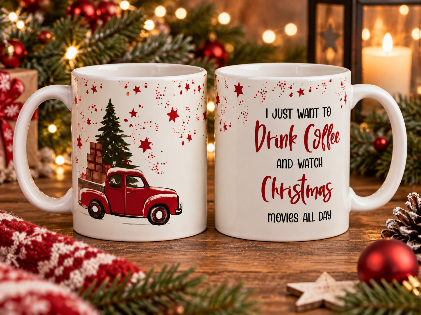 Mok - Drink coffee and watch christmas movies
