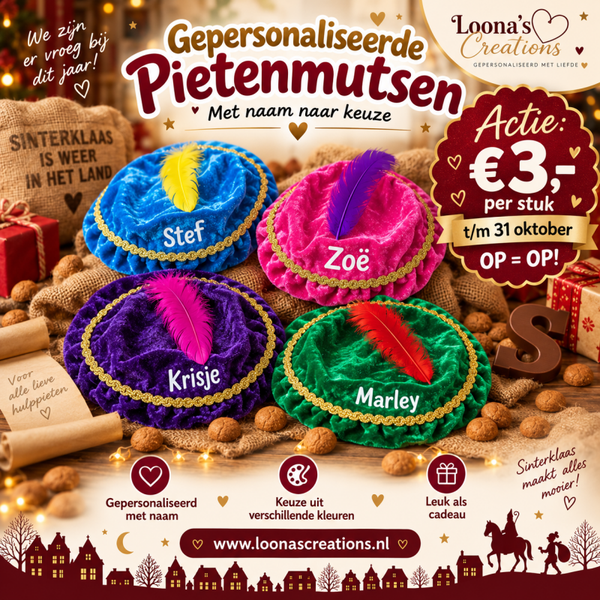 Gepersonaliseerde Pietenmuts