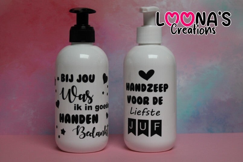 Handzeep voor de Juf of Meester