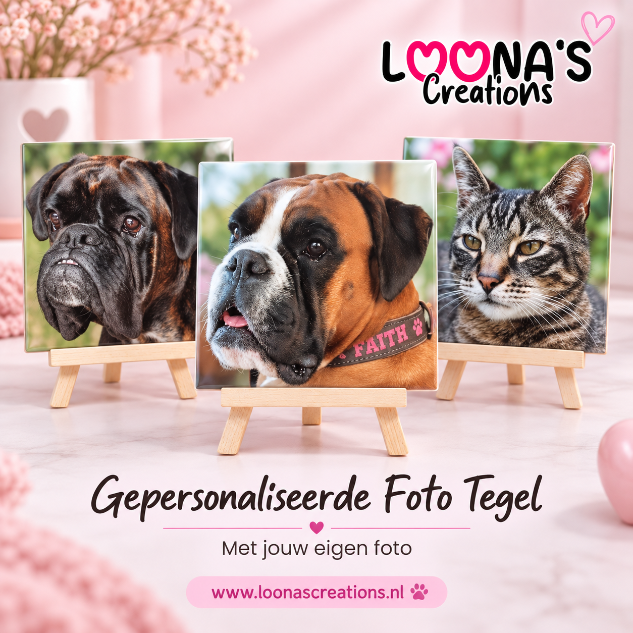 Gepersonaliseerde foto tegel
