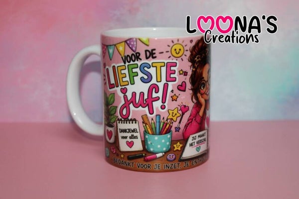 Mok - Voor de liefste juf 2