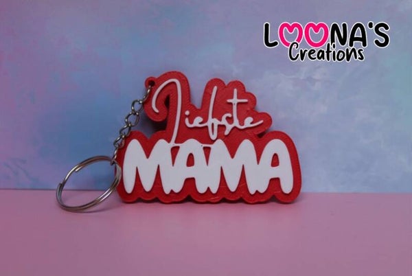 Sleutelhanger liefste mama