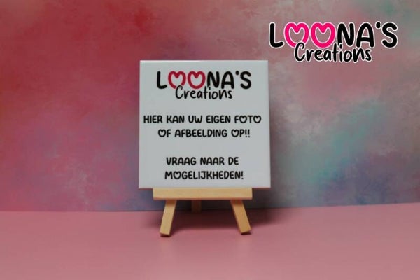 Gepersonaliseerde tegel met eigen Quote of Tekst