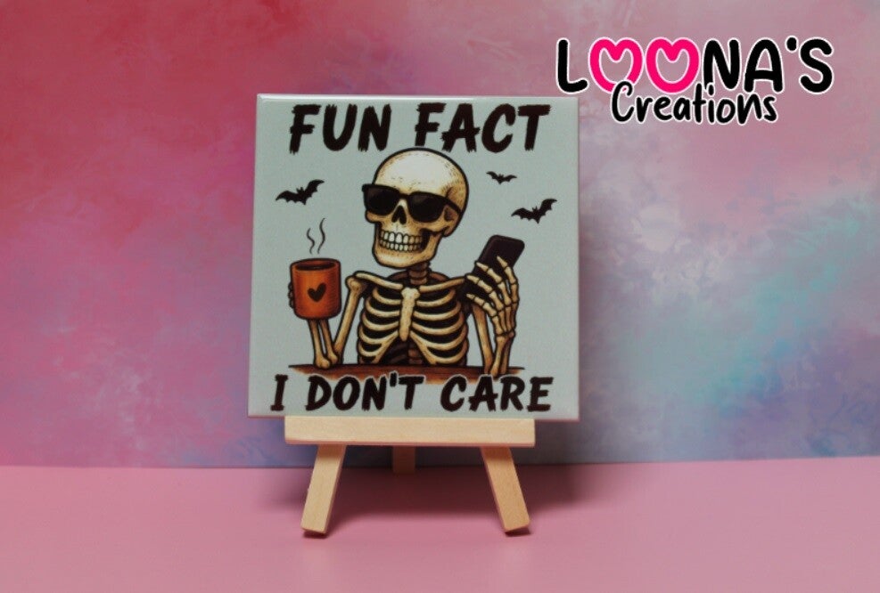 Tegel - Halloween skelet