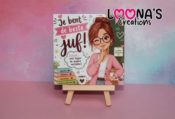 Tegel - Je bent de beste juf!