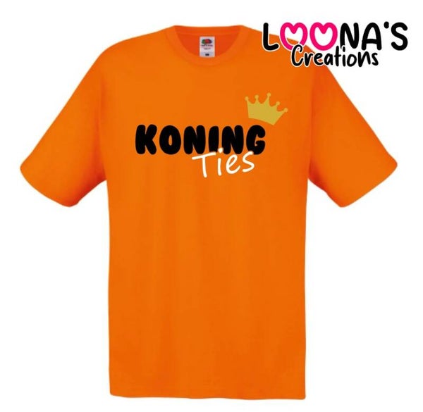 T-Shirt - Koning met naam