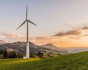 Windräder Windenergie Nachhaltigkeit Schweiz