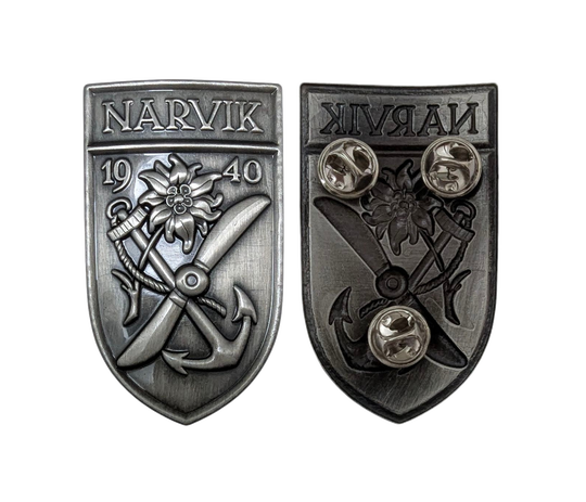 Ärmelschild Narvik (Silber)
