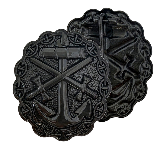 Marine-Verwundetenabzeichen 1918 (Schwarz)