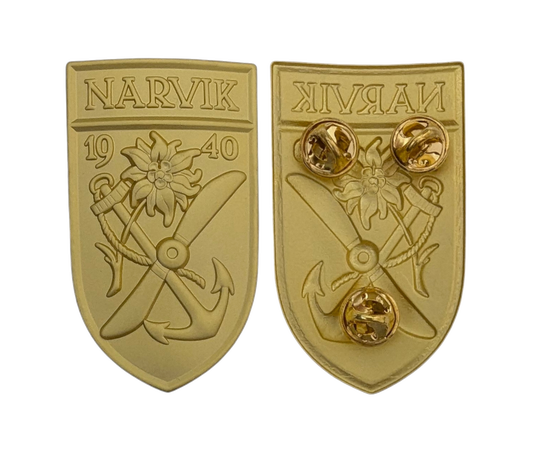 Ärmelschild Narvik (Gold)