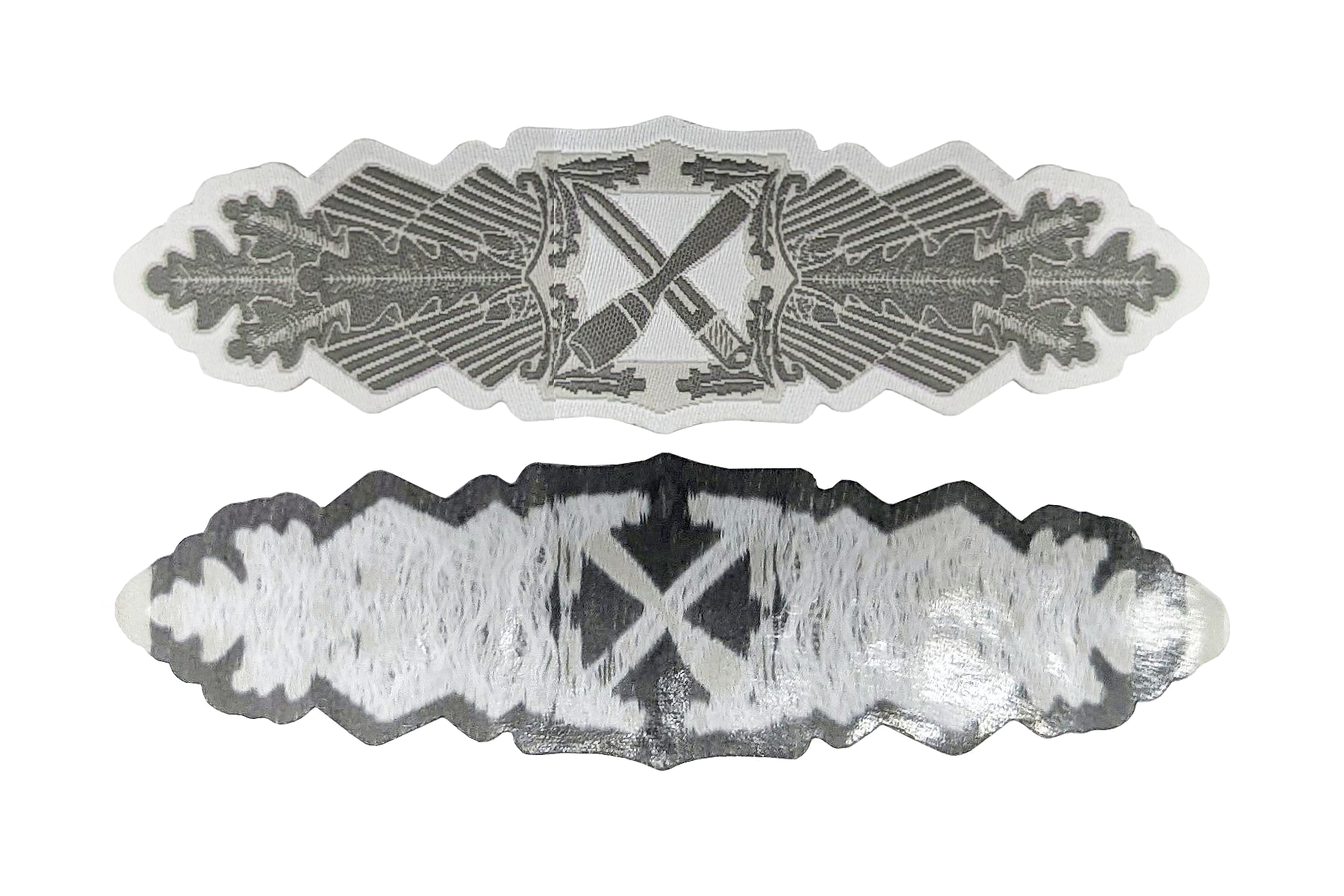 Nahkampfspange des Heeres (gewebt) | Silber