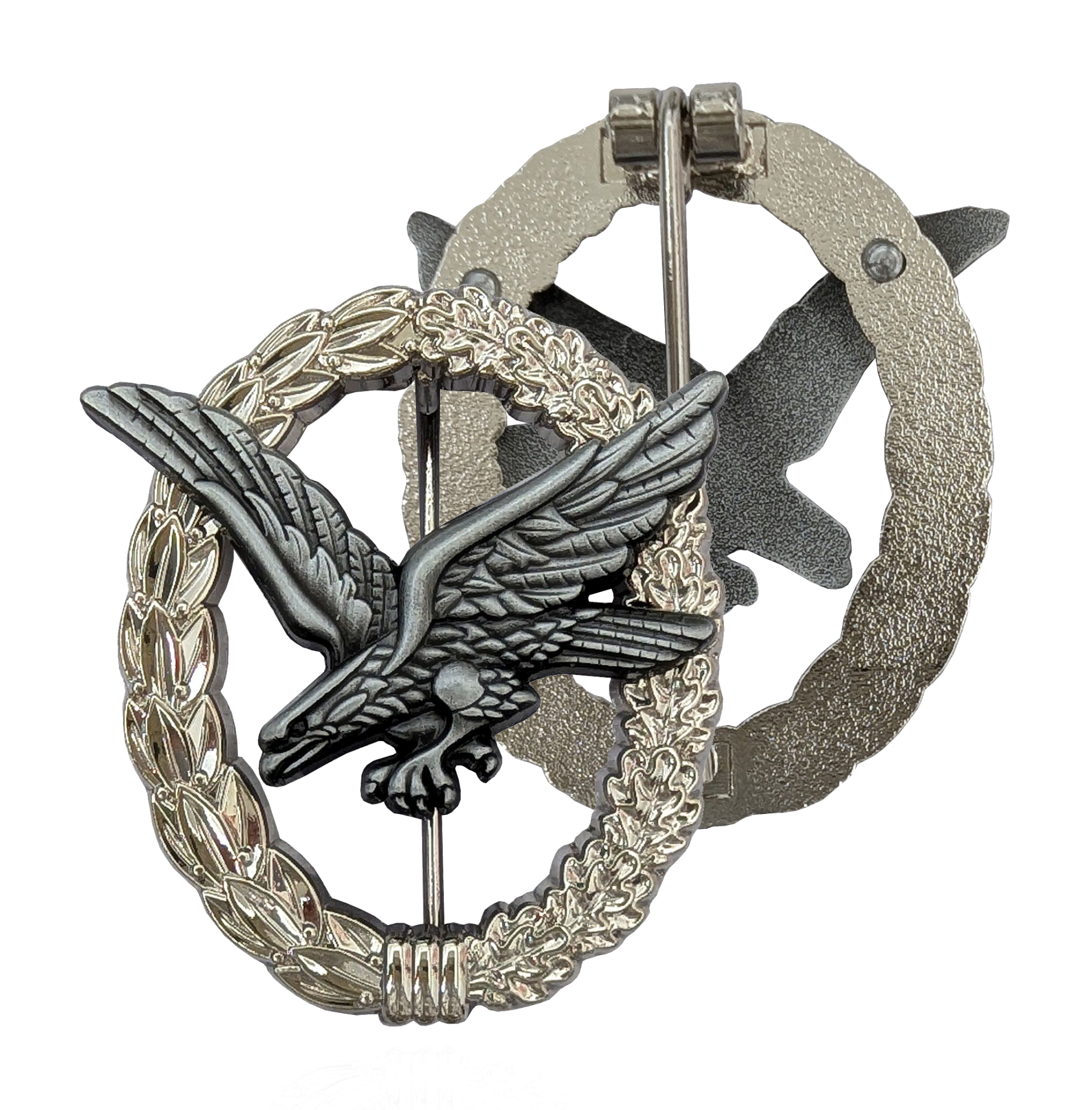 Fliegerschützenabzeichen der Luftwaffe (ohne Blitzbündel mit Silberkranz)