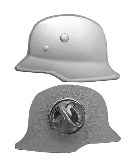 Stahlhelm Pin (Silber)