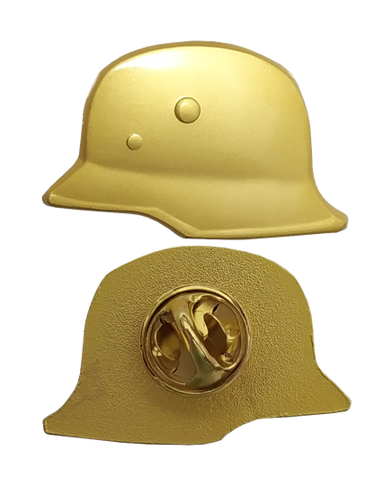Stahlhelm Pin (Gold)