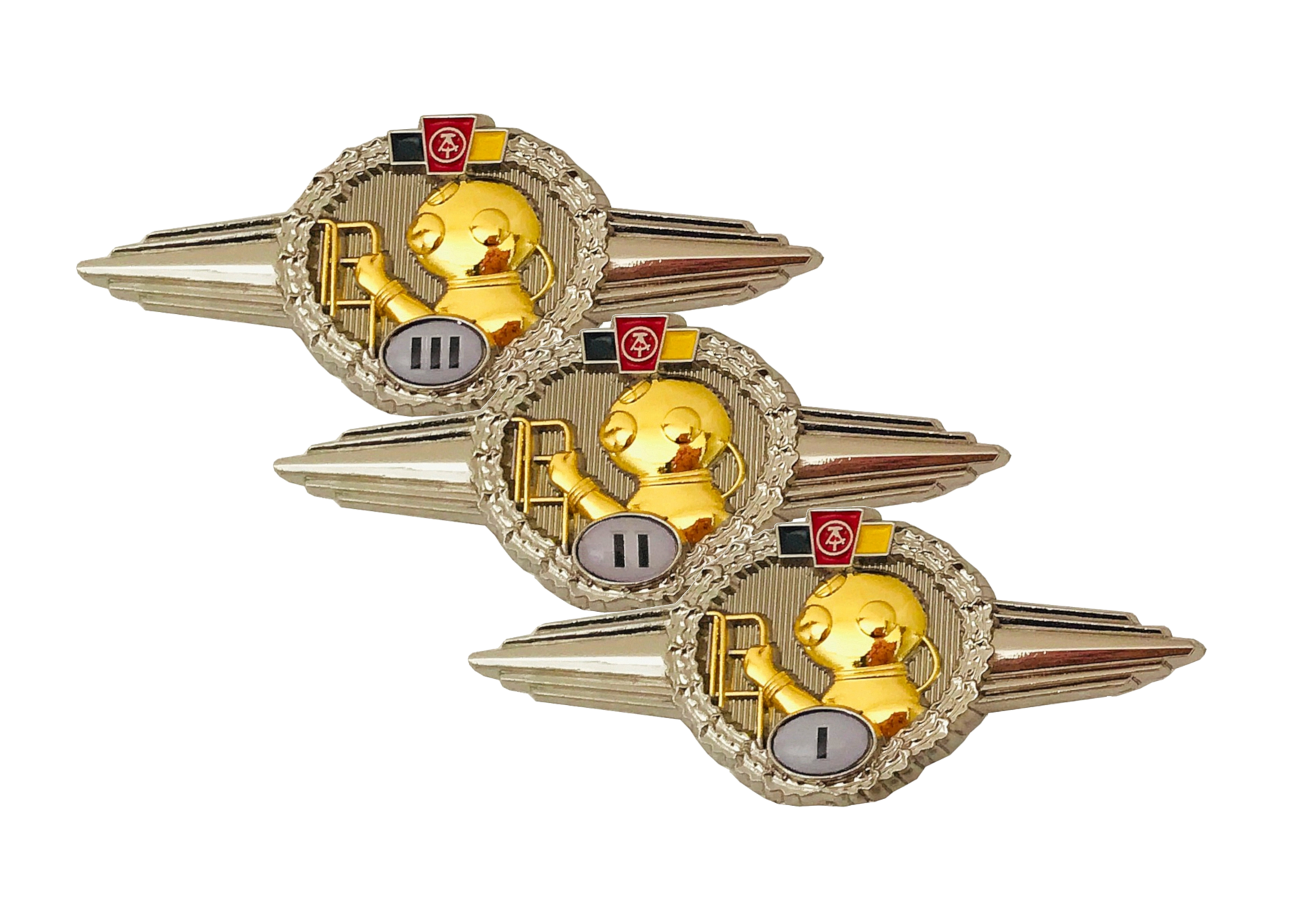 Klassifizierungsabzeichen für Taucher