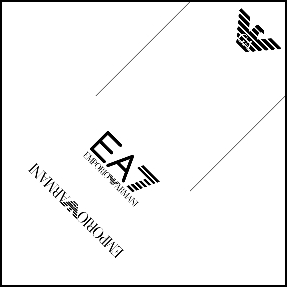 Sealtjes 95 x 95 mm -  Armani